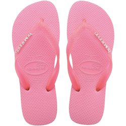 Havaianas Logo Metallic Flip Light Rose Flops