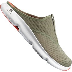 Salomon RX Slide 5 Deep Lichen Green/White/Cherry Tomato