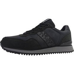 Napapijri Cosmos Herrenschuhe sportlicher Schnürer Schwarz Freizeit