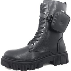 Dockers by Gerli Damenschuhe Stiefel Schnürer Schwarz Freizeit