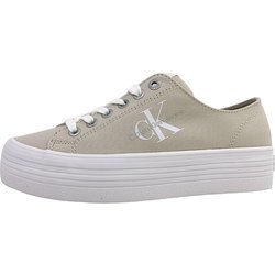 Calvin Klein Vulc Flatform YW04W01030 Beige 0F4- Eggshell