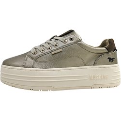 Mustang Damen Schnürhalbschuh D1 1497302 Gold 480- Champagner