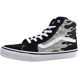 Vans Filmore Hi VN000CWYGYW1 Schwarz flames grey/white