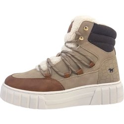 Mustang High Top Sneaker Kurzscha 1446601 Beige 318 Taupe