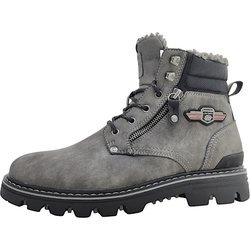 Dockers by Gerli Herrenschuhe Stiefel Warmfutter Stiefel Grau Freizeit