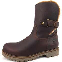 Panama Jack Damenschuhe Stiefel Gefüttert Stiefel Braun Freizeit