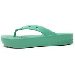 Crocs classic platif. flip 207714 Türkis bug pistazie