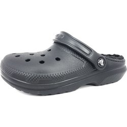 Crocs Classic Fuzz-Lined Clog 203591-060 Schwarz 060 Black/Black