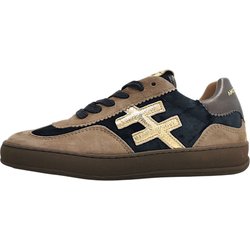 Another Trend Damenschuhe Schnürschuhe Sportive Schnürer Braun Freizeit