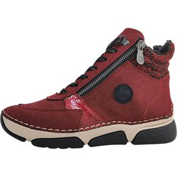 Rieker 45960-35 Rot bordeaux/schwarz