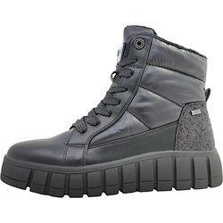 Tom Tailor Damenschuhe Stiefel Schnürer Schwarz Freizeit