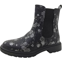 Jana 8-25361-43/005 Schwarz black/flower 005