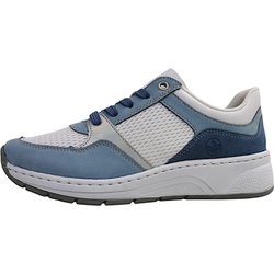 Rieker Dollaro N6502-12 Blau ciel/bleu/weiß/perlmutt