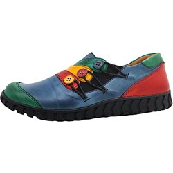 Gemini Anilina Slipper 033062 Mehrfarbig 078- Grün/Blau