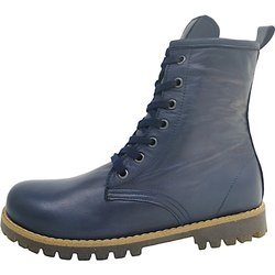 andrea conti Damenschuhe Schnürstiefel Blau Freizeit