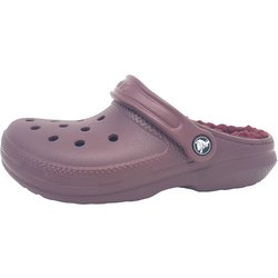Crocs Classic Fuzz Lined Clog 203591 Rot 6WD Daru Cherry