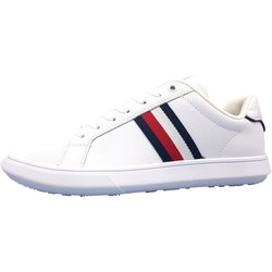 Tommy Hilfiger leather sneaker FM0FM04732 Weiß YBS white