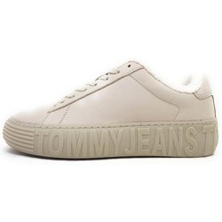 Tommy Hilfiger New Cupsole Leat WL EN0EN2274AEV Weiß AEV- Bleached Stone