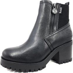 Dockers by Gerli Damenschuhe Stiefeletten Reißverschluss Schwarz Freizeit