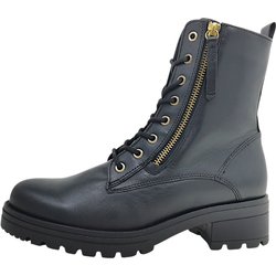 Gabor Comfort Damenschuhe Schaftstiefel mit Reißverschluss Schwarz Freizeit