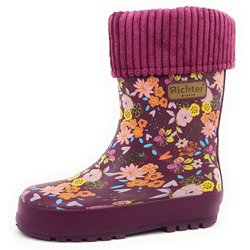 Richter 8113-4171-7300 Rot 7300 plum (Print Flowers)