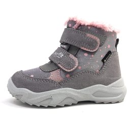 Superfit Stiefelette Synth.Glacier 1-009226-2500 Grau 2500 Grau / Rosa