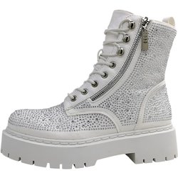 La Strada Damenschuhe Schnürstiefel Weiß Freizeit