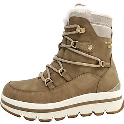 Tom Tailor Damenschuhe Schnürstiefel Braun Freizeit