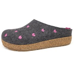 Haflinger Grizzly Cuoricini 741031 Grau 4 anthrazite