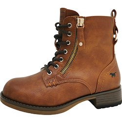 Mustang Kinder Schnür Booty /K16/ 5026623 Braun 307- Cognac