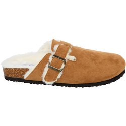 Damen Sandalen in Velours-Optik