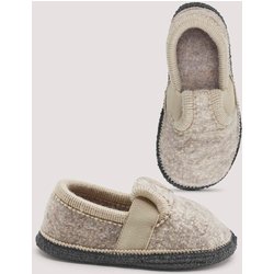 hessnatur Kinderschuhe Hausschuhe aus Schurwolle - beige - Größe 25