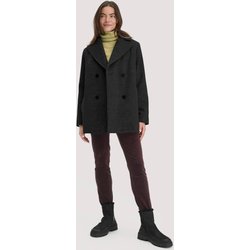 hessnatur Damen Stiefelette aus chromfrei gegerbtem Nubuk-Leder - schwarz - Größe 36