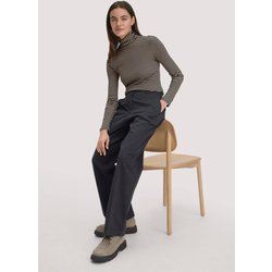 hessnatur Damen Schnürstiefel aus chromfrei gegerbtem Nubuk-Leder - beige - Größe 36