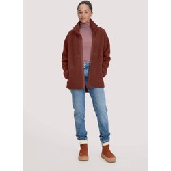 hessnatur Damen Winter-Boots aus chromfrei gegerbtem Nubukleder - orange - Größe 40
