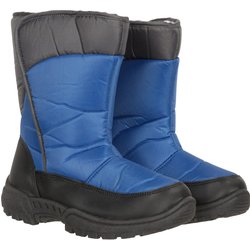Caribou Gestreifte Kinder-Schneestiefel - Blau