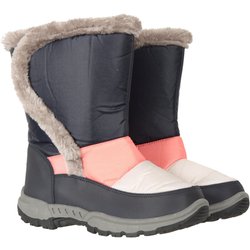Caribou Kinder-Schneestiefel mit Kunstfell - Dark Blau