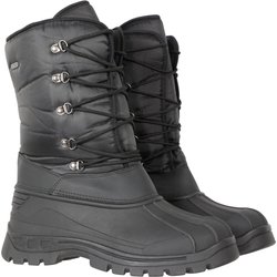 Plough Herren-Schneestiefel - Schwarz