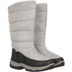 Icey Lange Damen-Schneestiefel - Grau