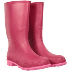 Einfarbige Kinder Gummistiefel - Rosa