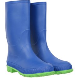 Einfarbige Kinder Gummistiefel - Blau
