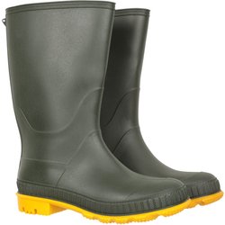 Einfarbige Kinder Gummistiefel - Khaki