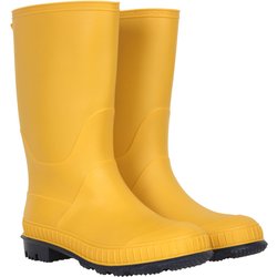 Einfarbige Kinder Gummistiefel - Gelb