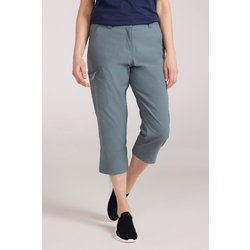 Hiker Damen Stretch Capri-Hose - Grün