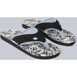 Swish Damen Flip-Flops mit All-Over-Print - Schwarz