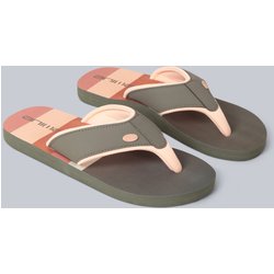 Swish Damen Flip-Flops mit All-Over-Print - Khaki