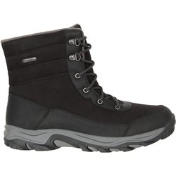 Ohio Fleecegefütterte Herrenschneestiefel - Schwarz