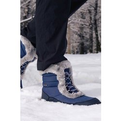 Ohio Kurze Damen Thermo-Schneestiefel - Blau