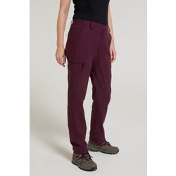 Winter Hiker Damen-Stretchhose - Burgunderrot