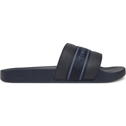 Pantoletten Tommy Hilfiger Hilfiger Poolside With Webbing FW0FW08529 Dunkelblau